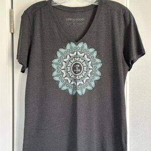 Life is Good short sleeve Cool tee - size medium